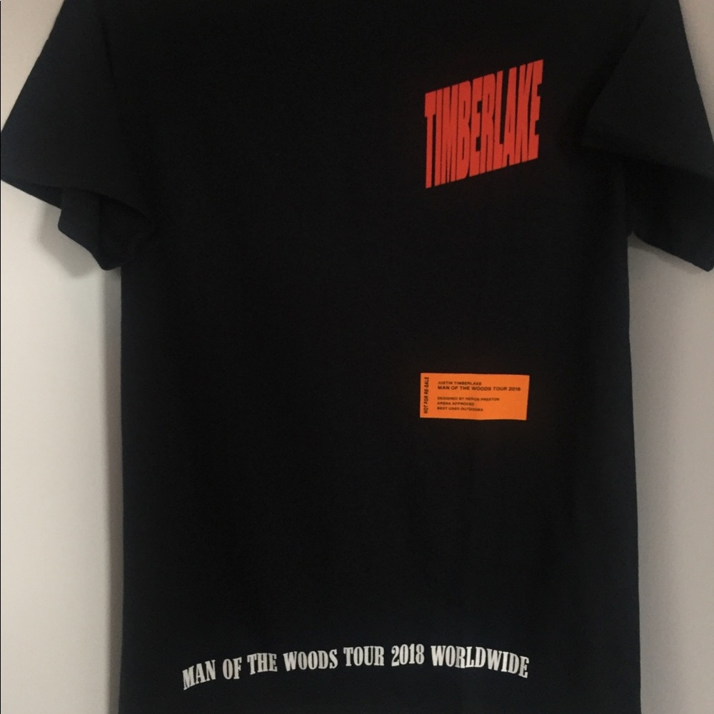 Heron Preston X Justin Timberlake 2018 Tour Merch